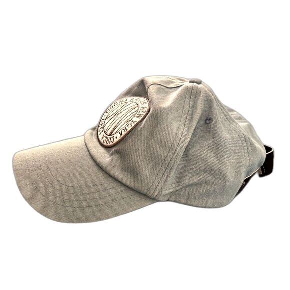 DKNY Denim Blue Embroidered Patch Logo Women's Baseball Hat Cap Adjustable Band - Picture 4 of 8